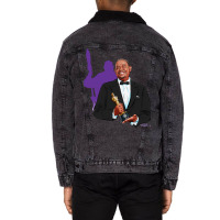 Forest Whitaker An Illustration Unisex Sherpa-lined Denim Jacket | Artistshot