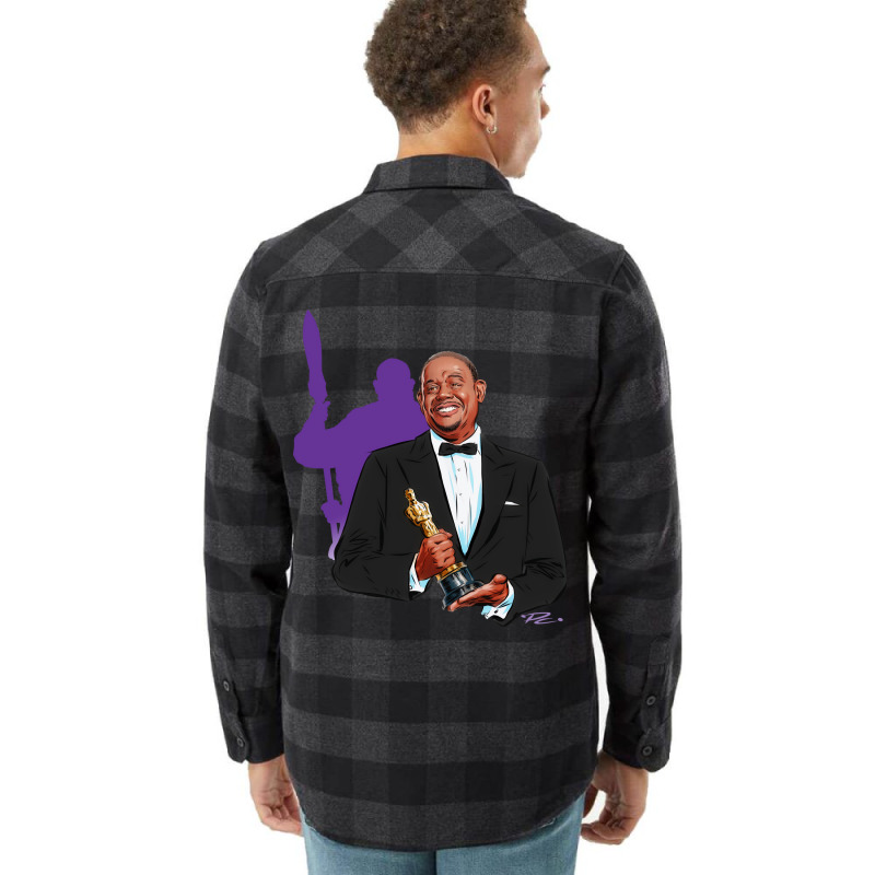 Forest Whitaker An Illustration Flannel Shirt | Artistshot