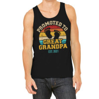 Promoted To Great Grandpa 2021 Vintage Aesthetic Tank Top | Artistshot