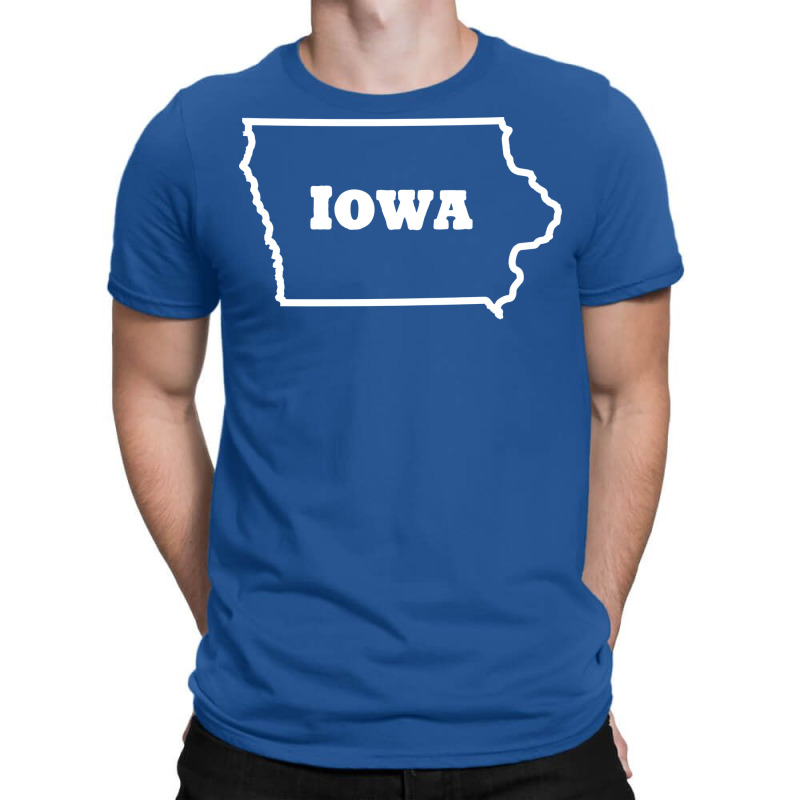 Iowa Outline Text Tumblr T-Shirt by meaneyantichy | Artistshot