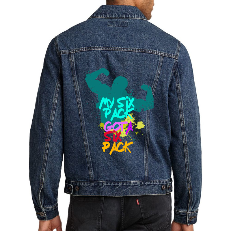 Gymnastics Hippie Men Denim Jacket by bafixtreemm | Artistshot