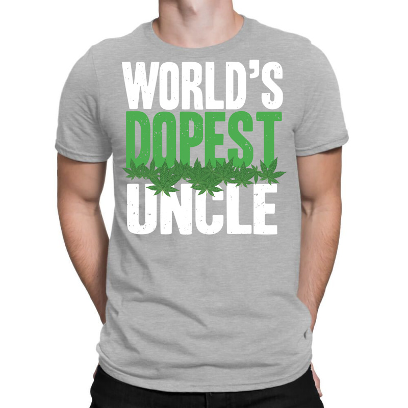 Worlds Dopest Uncle For Uncles Birthday 80s T-shirt | Artistshot