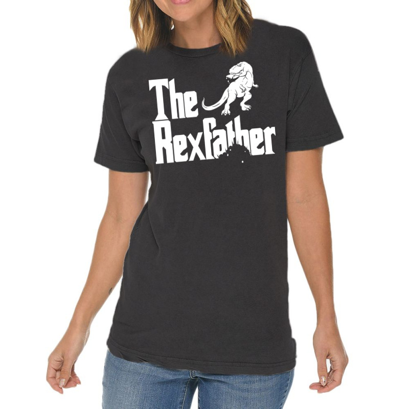 The Rexfather The Father Of The Trex Travel Vintage T-shirt | Artistshot