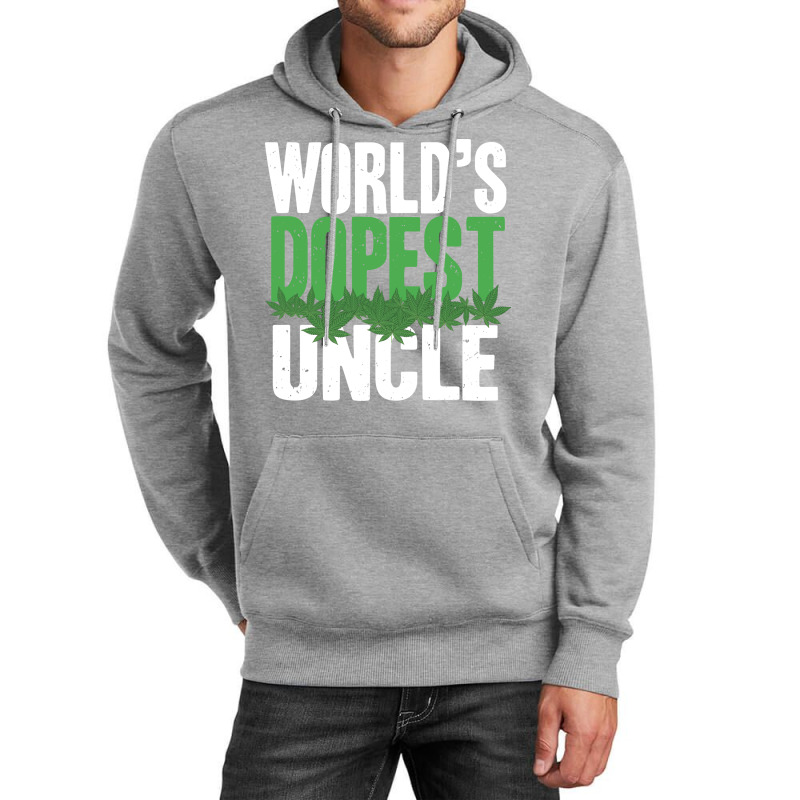 Worlds Dopest Uncle For Uncles Birthday 80s Unisex Hoodie | Artistshot