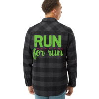 Running Run For Run Flannel Shirt | Artistshot