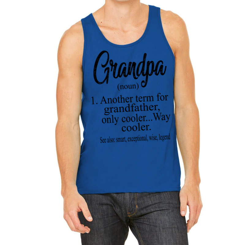 Grandpa 70s Green Funny Tank Top | Artistshot