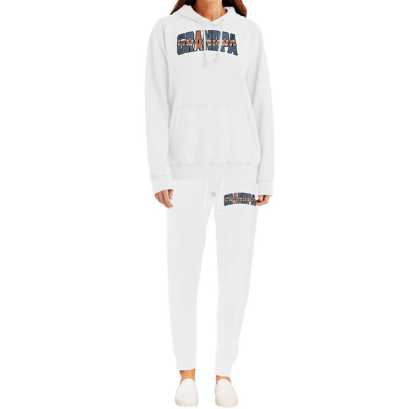 Grandpa Icelandic Vintage Heritage Dna Flag Girl Hoodie & Jogger Set | Artistshot