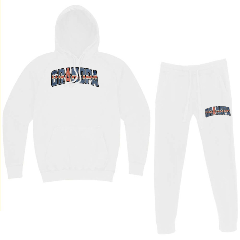 Grandpa Icelandic Vintage Heritage Dna Flag Girl Hoodie & Jogger Set | Artistshot