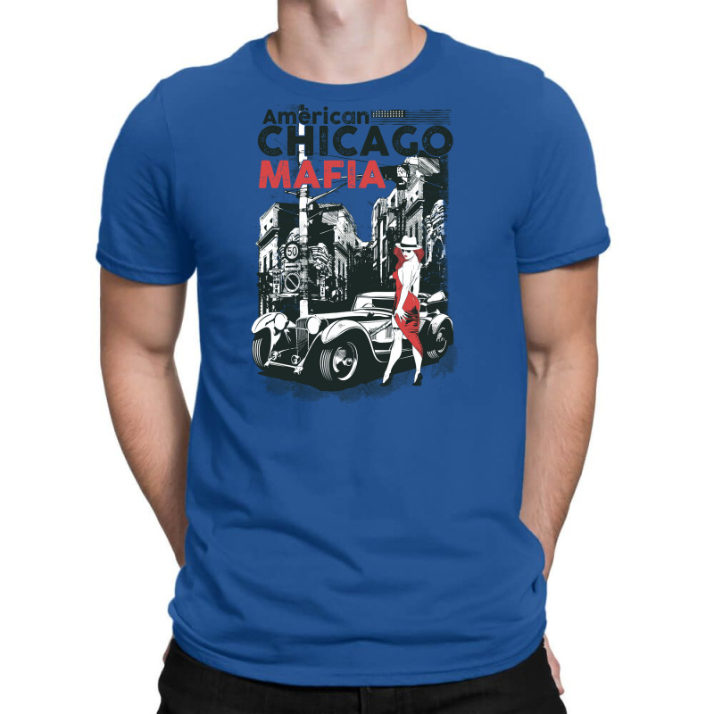 American Chicago Girl T-shirt | Artistshot