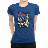 American Chicago Girl Ladies Fitted T-shirt | Artistshot