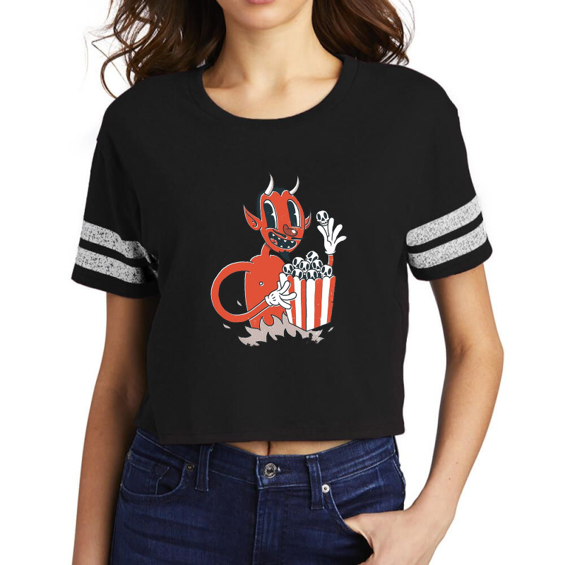 Snack Time Scorecard Crop Tee by chardrui | Artistshot