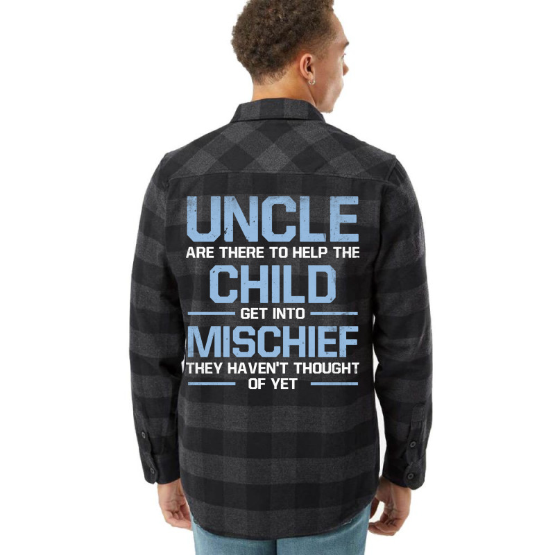 Uncle Child Mischief Godfather Uncle Nostalgia Flannel Shirt | Artistshot