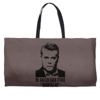 Joe Pesci Vintage Movie We Call Each Other Love Weekender Totes | Artistshot