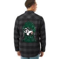 Panda On Throne Flannel Shirt | Artistshot