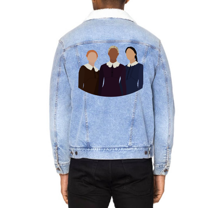 Women The Weird Of Unseen Arts Woman's And Juniors Unisex Sherpa-Lined Denim Jacket by kounalkherfix | Artistshot