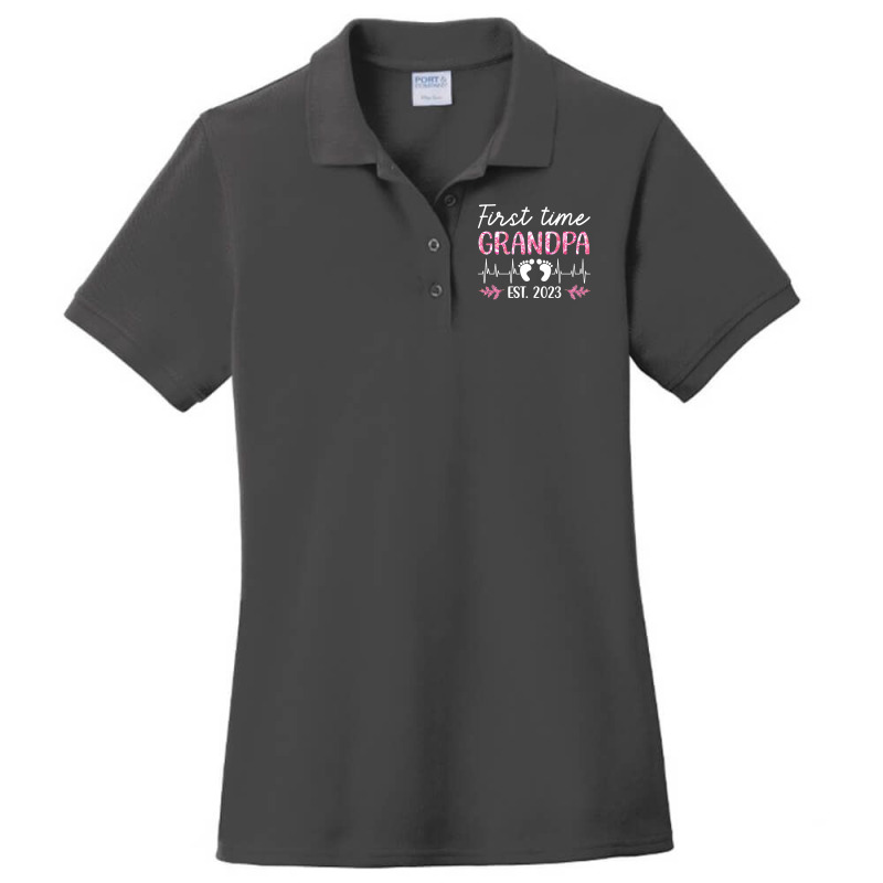 First Time Grandpa 2023 Travel Ladies Polo Shirt by haneysnooksq | Artistshot