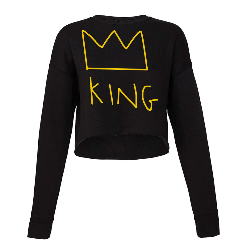 King And Crown Cropped Sweater by vencercilerr | Artistshot