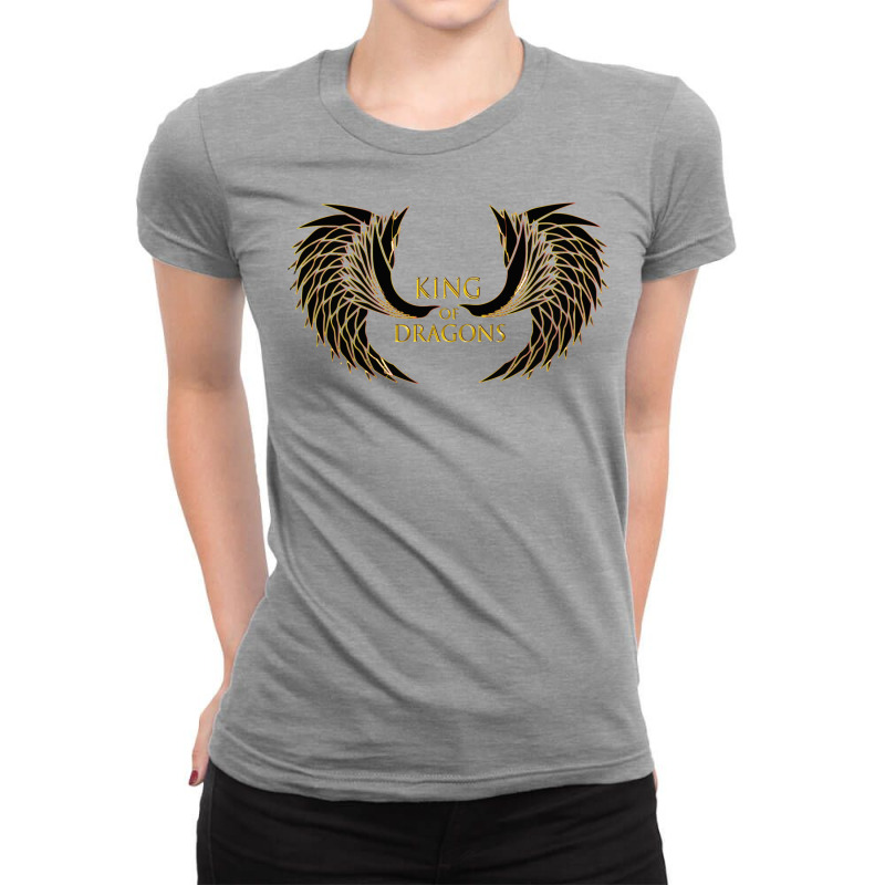 King Of Dragons Ladies Fitted T-Shirt by vencercilerr | Artistshot