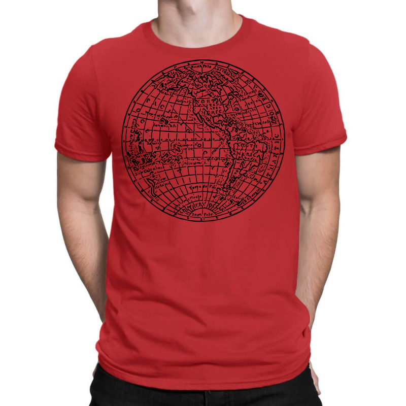 Vintage Globe Old World Map Design Humor T-shirt | Artistshot