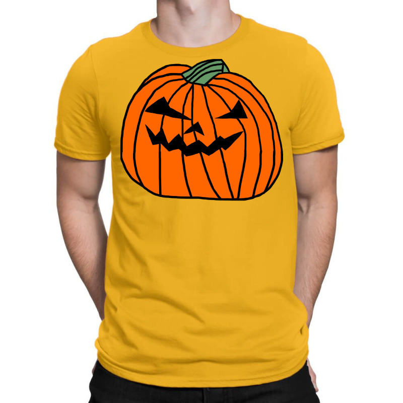 Big Halloween Horror Pumpkin Hippie T-shirt | Artistshot