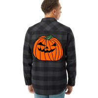 Big Halloween Horror Pumpkin Hippie Flannel Shirt | Artistshot