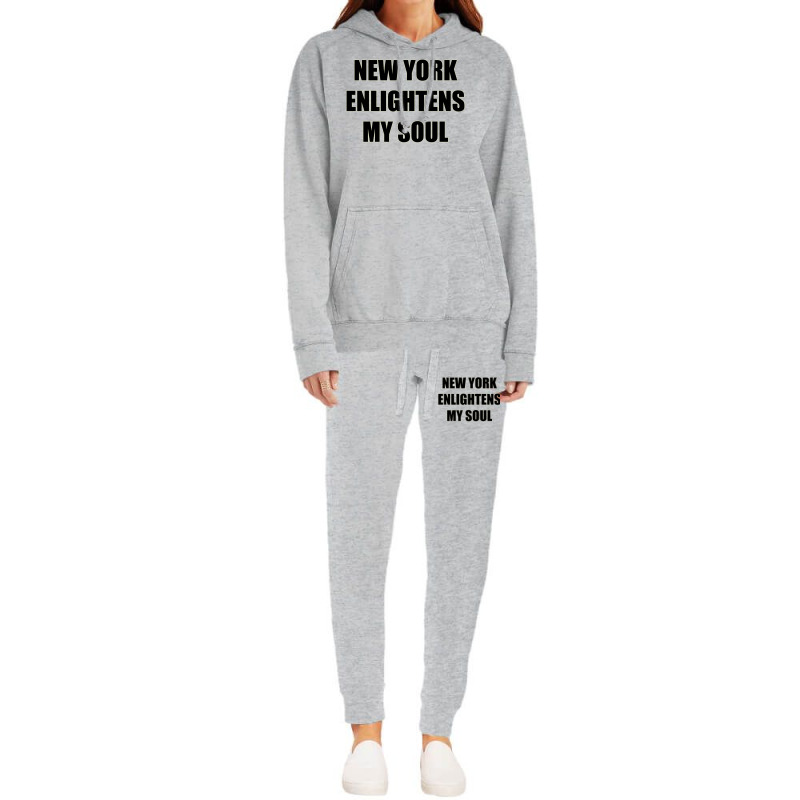 New York Enlightens My Soul Hoodie & Jogger Set | Artistshot