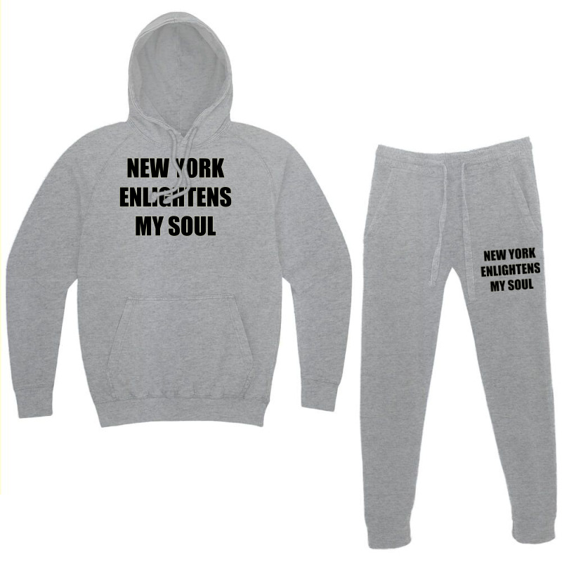 New York Enlightens My Soul Hoodie & Jogger Set | Artistshot