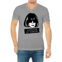 Wintour Is Coming V-neck Tee | Artistshot