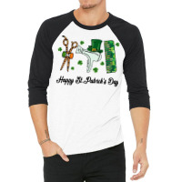 Hairstylist Happy St Patricks Day Hair Dryer Comb 3/4 Sleeve Shirt | Artistshot