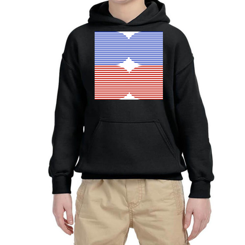 Blue And Red Dual Color Classic Trendy Design. Youth Hoodie | Artistshot