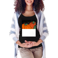 Big Halloween Pumpkins With Three Kitten Cats Summ Maternity Scoop Neck T-shirt | Artistshot