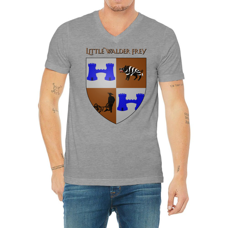 Little Walder Frey Coat Of Arms Heraldry Sigil   A V-neck Tee | Artistshot