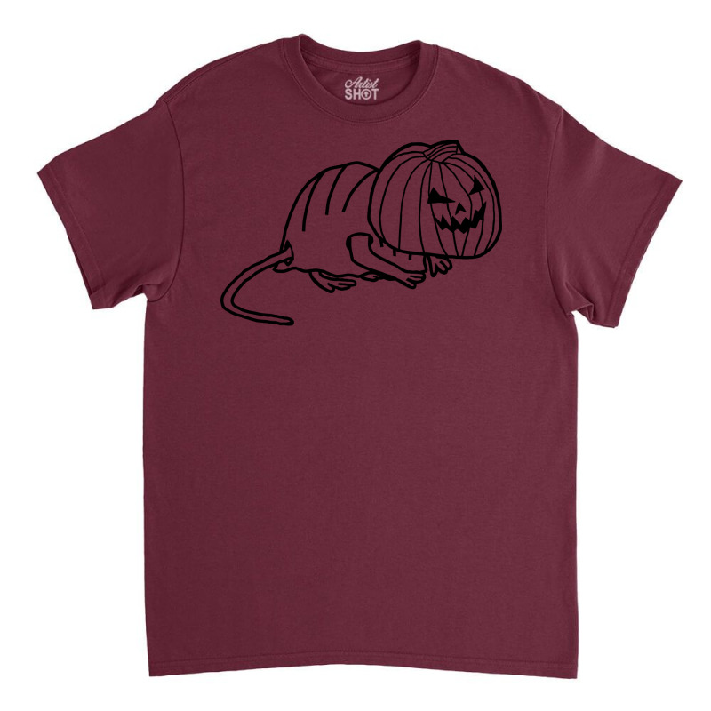 Cute Rat Wearing Halloween Horror Costume Minimal Classic T-shirt by courymusix | Artistshot