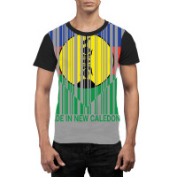 New Caledonia New Caledonian Barcode Love Flag Graphic T-shirt | Artistshot