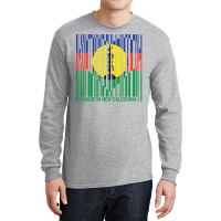 New Caledonia New Caledonian Barcode Love Flag Long Sleeve Shirts | Artistshot