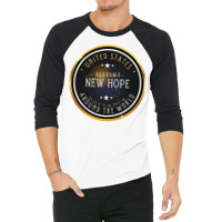 New Hope City Alabama Souvenir  New Hope Coordinat 3/4 Sleeve Shirt | Artistshot