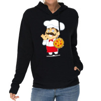 Cartoon And Pizza Chef Lightweight Hoodie | Artistshot