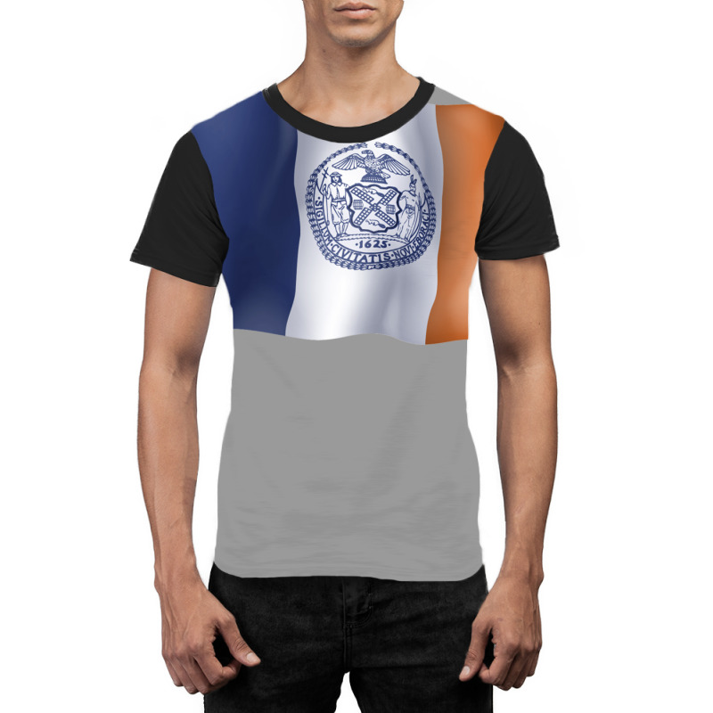 New York Flag Graphic T-shirt by salayobatrazf | Artistshot