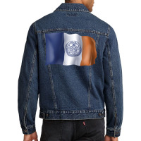 New York Flag Men Denim Jacket | Artistshot