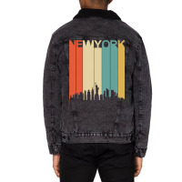 New York Vintage Unisex Sherpa-lined Denim Jacket | Artistshot