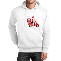 Illustration Of Pizza Delivery Unisex Hoodie | Artistshot