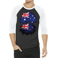 New Zealand New Zealander Australian Australia Tre 3/4 Sleeve Shirt | Artistshot