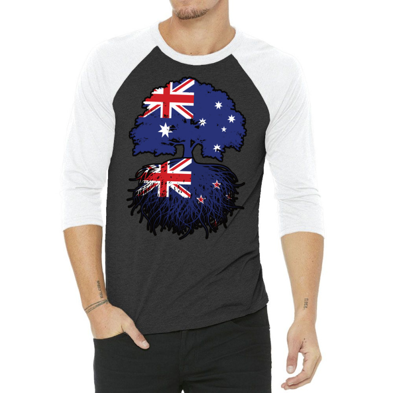 New Zealand New Zealander Australian Australia Tre 3/4 Sleeve Shirt | Artistshot