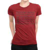 Theme Tune Music Duuun Dunn Song Ladies Fitted T-shirt | Artistshot