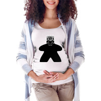 Night King Meeple For Geeky Boardgames Lover Maternity Scoop Neck T-shirt | Artistshot