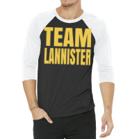 Team Lannister Of Casterly Rock  Ba 3/4 Sleeve Shirt | Artistshot