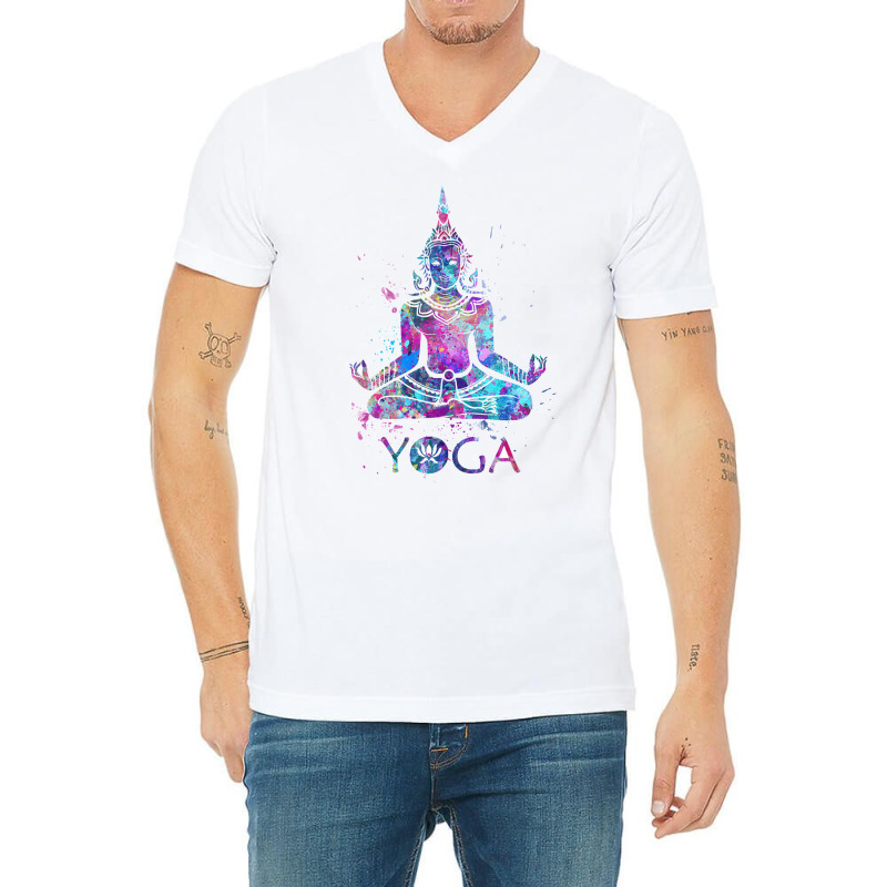 Yoga V-neck Tee | Artistshot