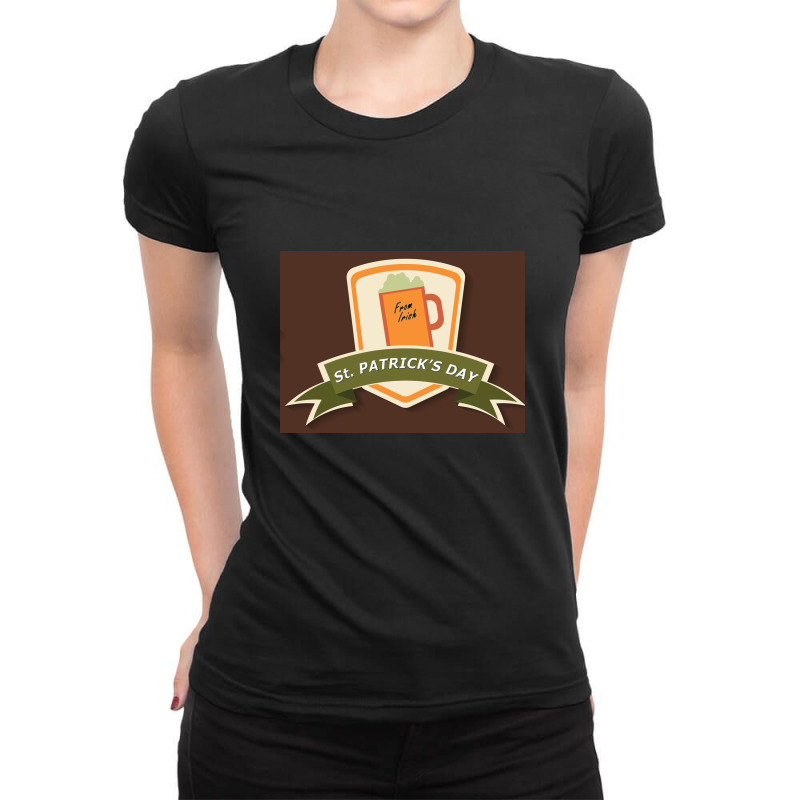 St.patrik's Day Edition Ladies Fitted T-Shirt by gree | Artistshot