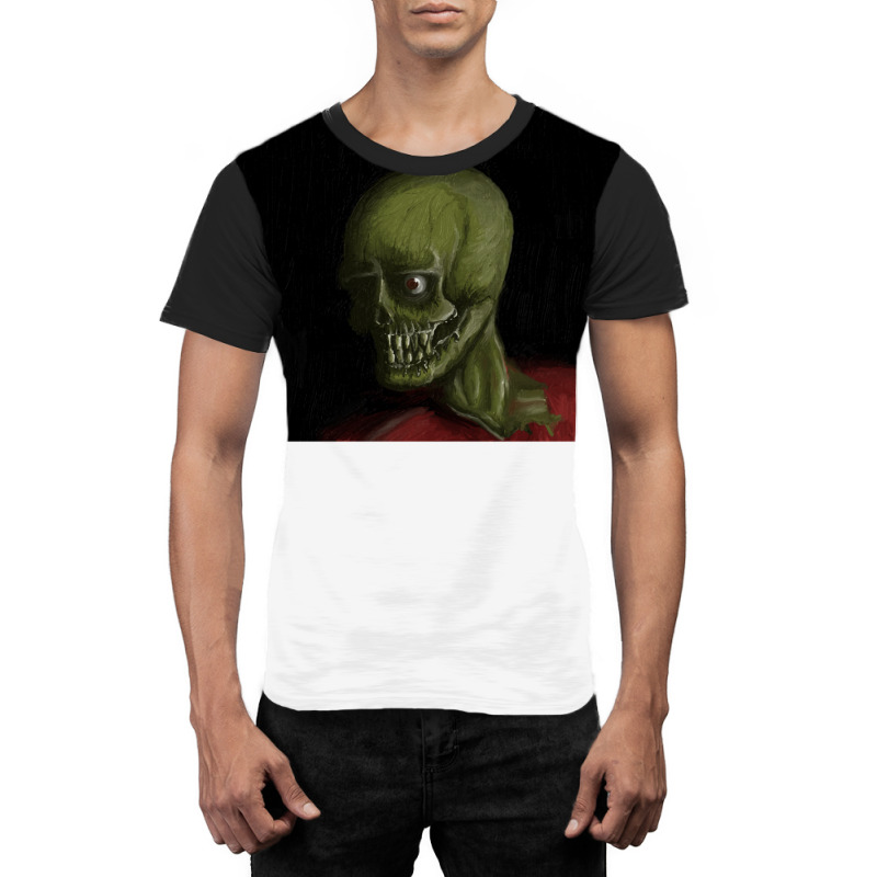 Zombie Oil Painting Graphic T-shirt | Artistshot