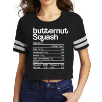 Butternut Squash Nutrition Facts Thanksgiving Christmas Food Scorecard Crop Tee | Artistshot